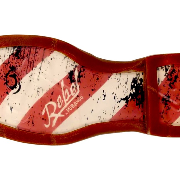 New Durango Men's Rebel Patriotic 🇺🇸 Pull-On Western Flag Boots Brown 11.5 - Picture 3 of 14